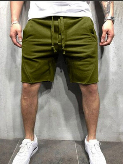 CasoSport™ Loose Plain Elastic Waist Shorts