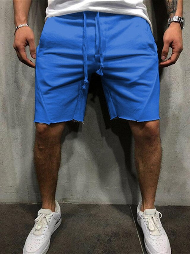 CasoSport™ Loose Plain Elastic Waist Shorts