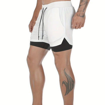 CasoSport™ 2-in-1 Breathable Stretch Sports Shorts
