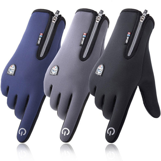 CasoSport™ Outdoor Sports Gloves Short Plus Velvet Windproof Waterproof